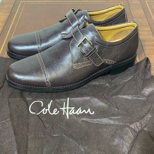 Men’s COLE HAAN Leather Kilted Loafers